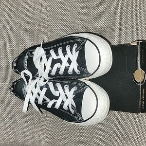 Black Converse Double tongue one plaid size 9